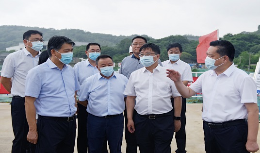 徐曙海市长赴镇江312国道城区1标调研项目建设