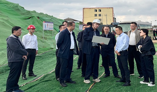 省交通运输厅领导一线督导宿连航道二期工程提速攻坚