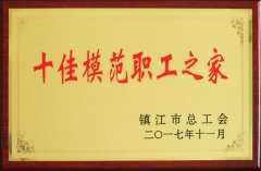 镇江市十佳模范职工之家（2017年）